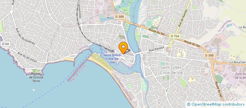 localisation de l'entreprise SCI DAPHIE à SAINT-GILLES-CROIX-DE-VIE