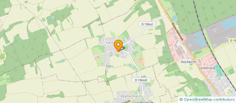 localisation de l'entreprise SCI DAPHILOGE II  GEISPITZEN