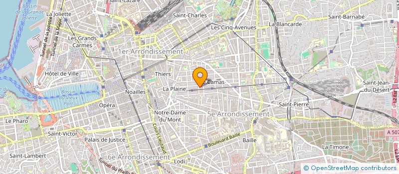 localisation de l'entreprise SCI DAPHNE  MARSEILLE