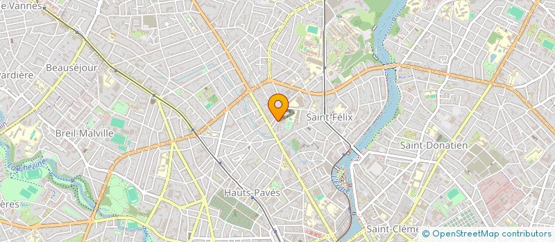 localisation de l'entreprise SCI DAPHNEE à NANTES