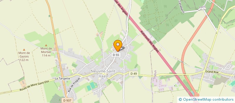 localisation de l'entreprise SCI DAPI  NEUVILLE-SAINT-VAAST