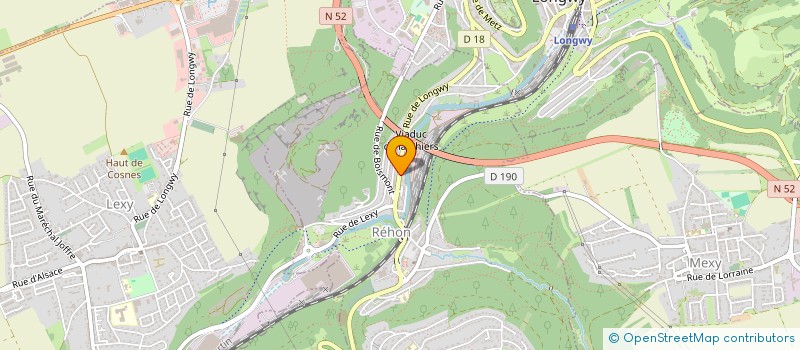 localisation de l'entreprise SCI DAPI  REHON