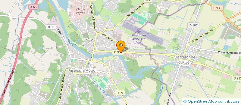 localisation de l'entreprise SCI DAPIE  AIRE-SUR-L ADOUR