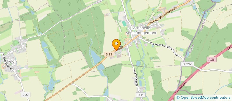 localisation de l'entreprise SCI DAR  LACHAPELLE-SOUS-ROUGEMONT