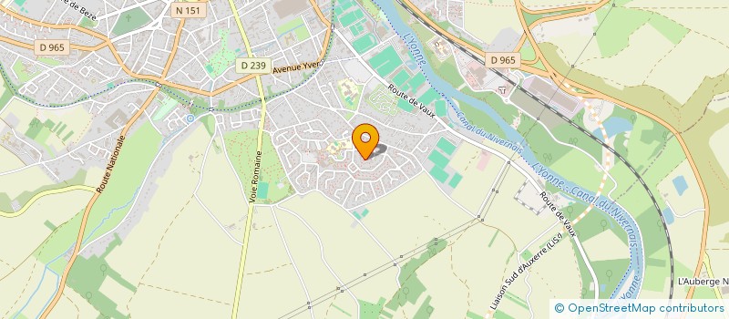 localisation de l'entreprise SCI DAR-BEIDA à AUXERRE