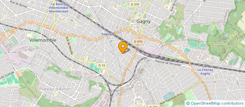 localisation de l'entreprise SCI DAR BOUGOSSI à GAGNY