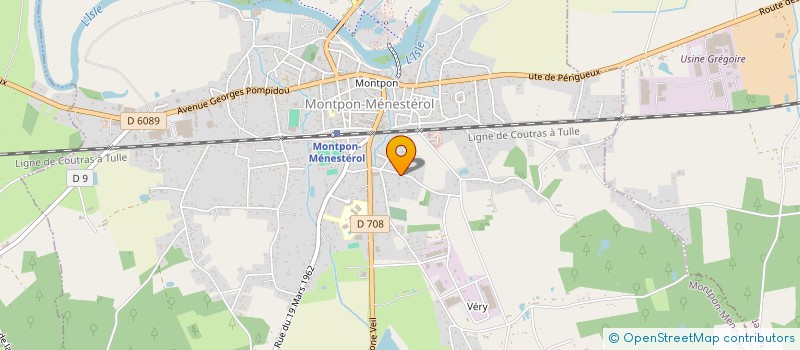 localisation de l'entreprise SCI DAR DAR  MONTPON-MENESTEROL