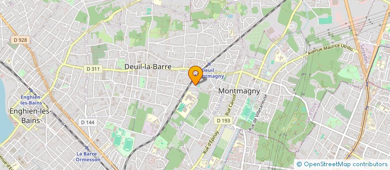 localisation de l'entreprise SCI DAR HOME  DOMONT