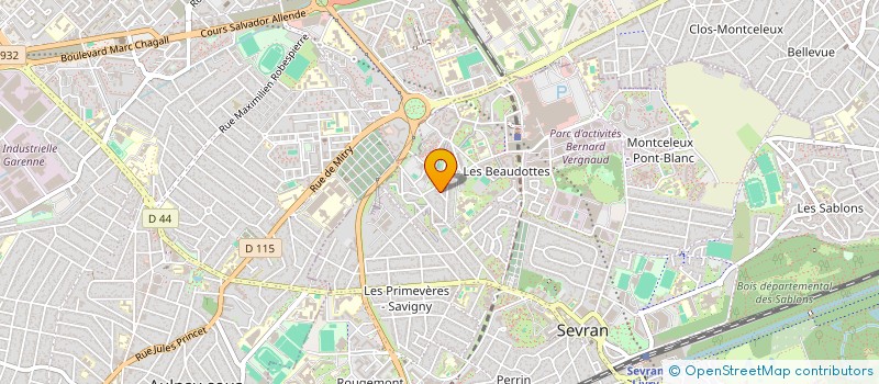 localisation de l'entreprise SCI DAR K&M à SEVRAN