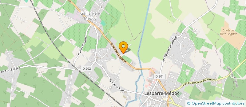 localisation de l'entreprise SCI DAR SAMARCLA  GAILLAN-EN-MEDOC