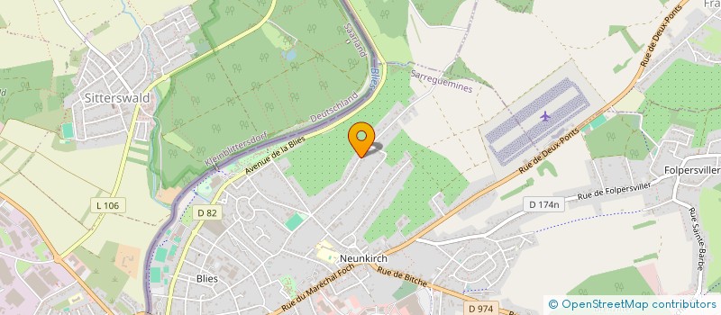 localisation de l'entreprise SCI DAR YA à SARREGUEMINES