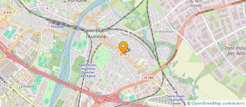 localisation de l'entreprise SCI DAR ZINA à SAINT-OUEN-L'AUMONE