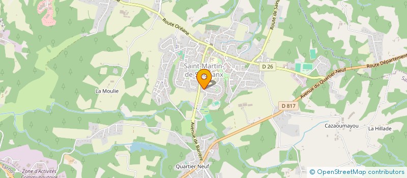 localisation de l'entreprise SCI DAR ZOUINA  SAINT-MARTIN-DE-SEIGNANX