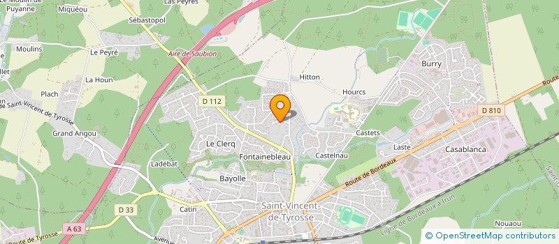 localisation de l'entreprise SCI DARA à SAINT-VINCENT-DE-TYROSSE