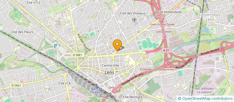 localisation de l'entreprise SCI DARA  LENS