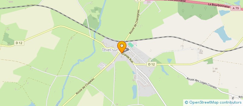 localisation de l'entreprise SCI DARAS à THIEL-SUR-ACOLIN