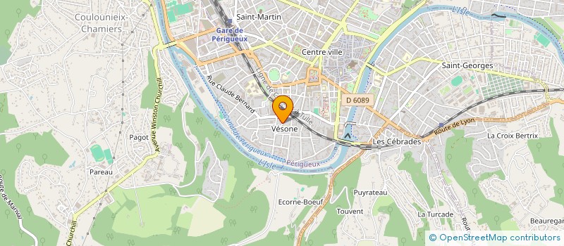 localisation de l'entreprise SCI DARB'S à PERIGUEUX