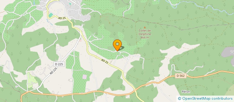 localisation de l'entreprise SCI DARBOIS DES COSTES  CALLAS