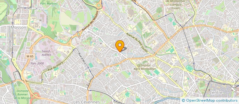 localisation de l'entreprise SCI DARBOUSSET à MONTPELLIER