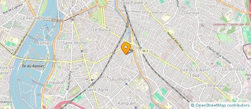 localisation de l'entreprise SCI DARCET à TOULOUSE