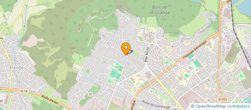 localisation de l'entreprise SCI DARCHE INVESTISSEMENT à THIONVILLE