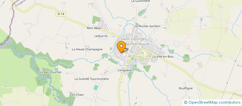 localisation de l'entreprise SCI DARCO  SAINT-GEORGES-DE-REINTEMBAULT