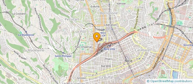 localisation de l'entreprise SCI DARCO à NICE