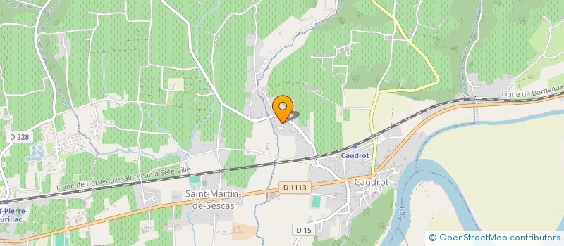 localisation de l'entreprise SCI DARCOU  CAUDROT