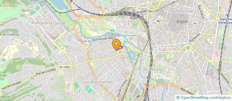 localisation de l'entreprise SCI DARCY à DIJON