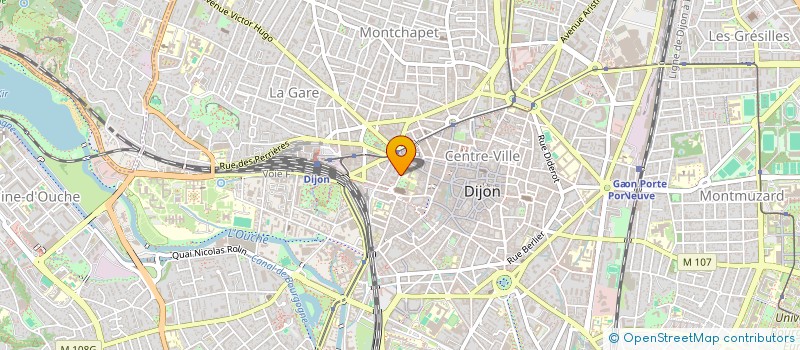 localisation de l'entreprise SCI DARCY MARET  DIJON