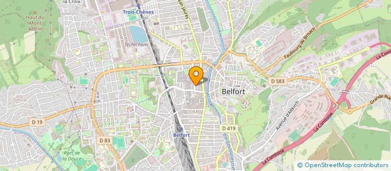 localisation de l'entreprise SCI DARD  BELFORT