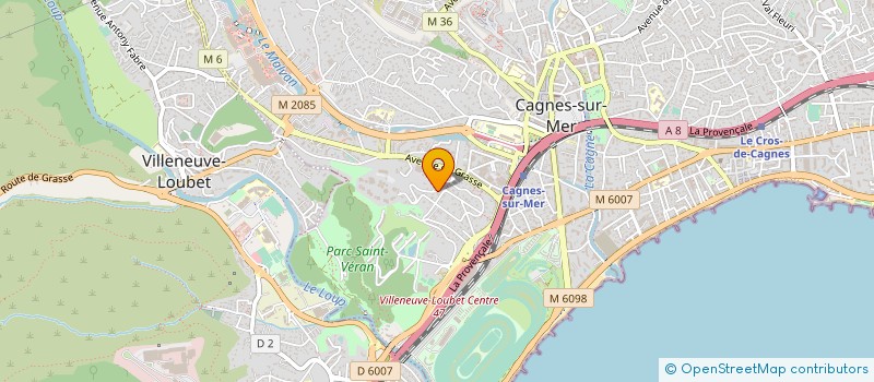 localisation de l'entreprise SCI DARDAGNA à CAGNES-SUR-MER