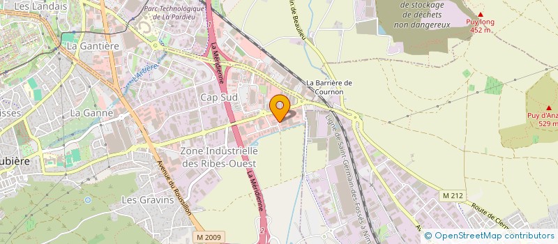 localisation de l'entreprise SCI DARDALLIER  AUBIERE