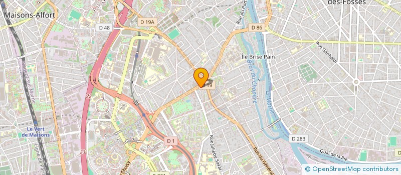 localisation de l'entreprise SCI DARDANA à CRETEIL
