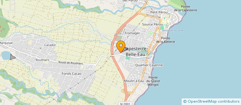 localisation de l'entreprise SCI DARDANELLE à CAPESTERRE-BELLE-EAU