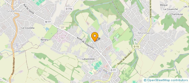 localisation de l'entreprise SCI DARDENNE  PECHBONNIEU