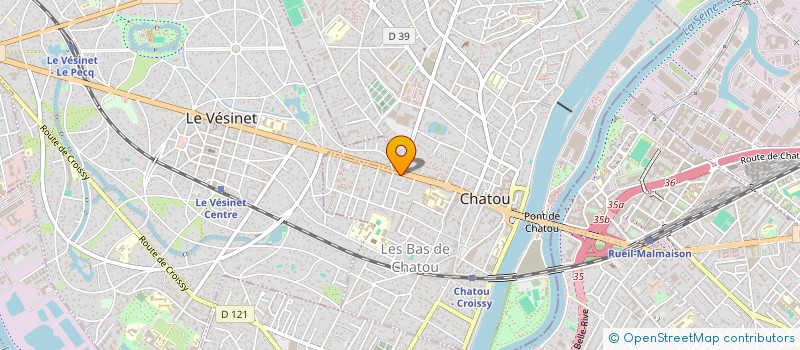 localisation de l'entreprise SCI DARDENNE ET FILS  CHATOU