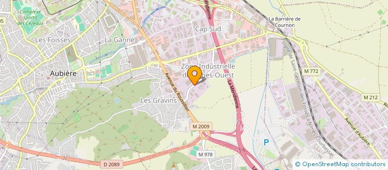 localisation de l'entreprise SCI DARDILLUCHE  AUBIERE