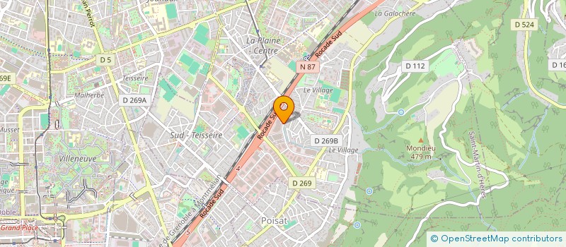 localisation de l'entreprise SCI DARDOU  SAINT-MARTIN-D'HERES