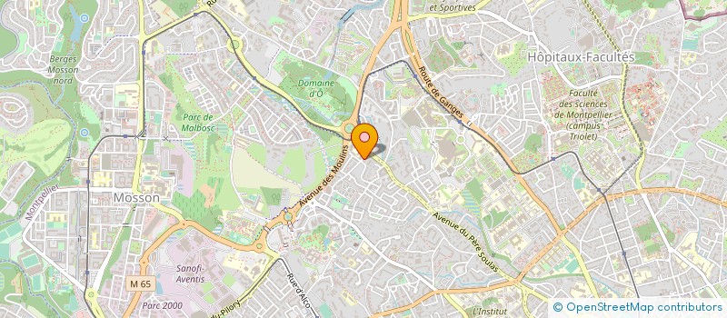 localisation de l'entreprise SCI DARDOUILLET à MONTPELLIER