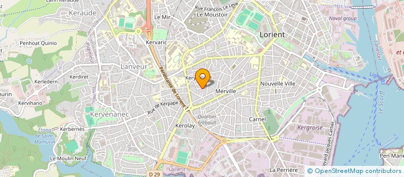 localisation de l'entreprise SCI DARDOUX  LORIENT