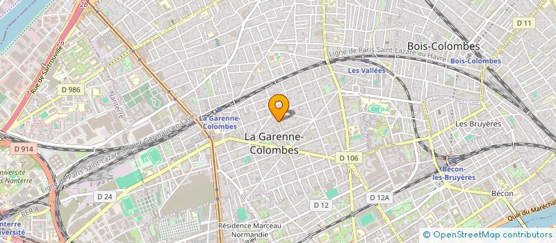 localisation de l'entreprise SCI DAREAL à COURBEVOIE