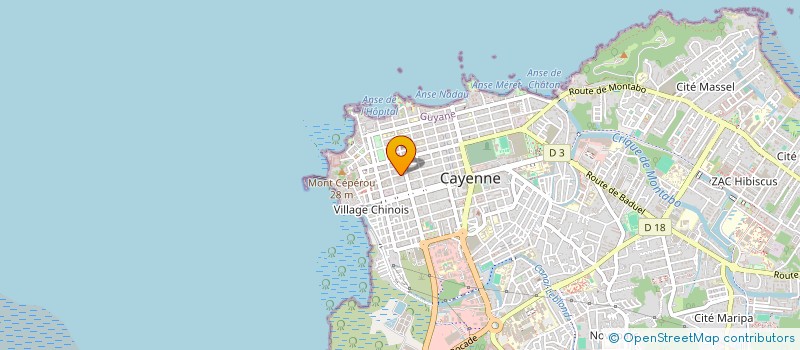 localisation de l'entreprise SCI DAREL IMMOBILIER  CAYENNE