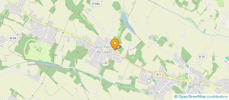 localisation de l'entreprise SCI DARELAUDI  SAINT-PIERRE-DE-LAGES