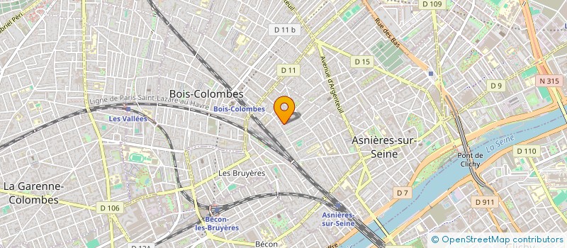 localisation de l'entreprise SCI DARENNE à ASNIERES-SUR-SEINE