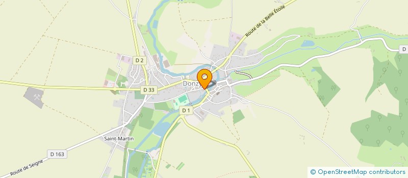 localisation de l'entreprise SCI DARESTE IMMO  DONZY