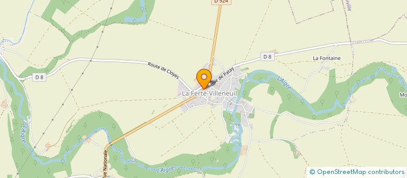 localisation de l'entreprise SCI DARF à CLOYES-LES-TROIS-RIVIERES