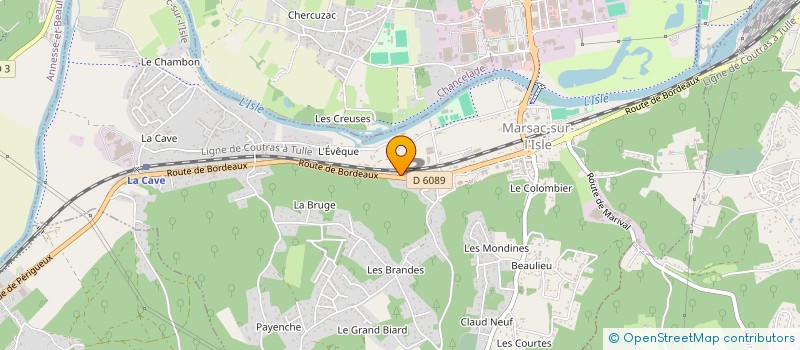 localisation de l'entreprise SCI DARFEUILLE  MARSAC-SUR-L'ISLE