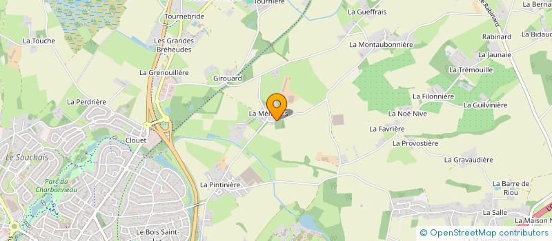 localisation de l'entreprise SCI DARGETTE LANGON  CARQUEFOU