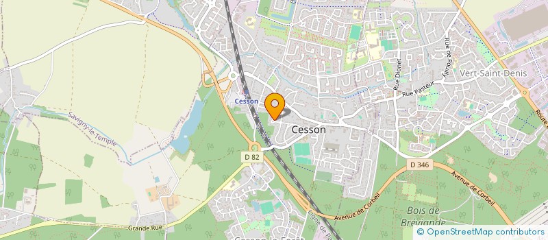 localisation de l'entreprise SCI DARGNAT  CESSON